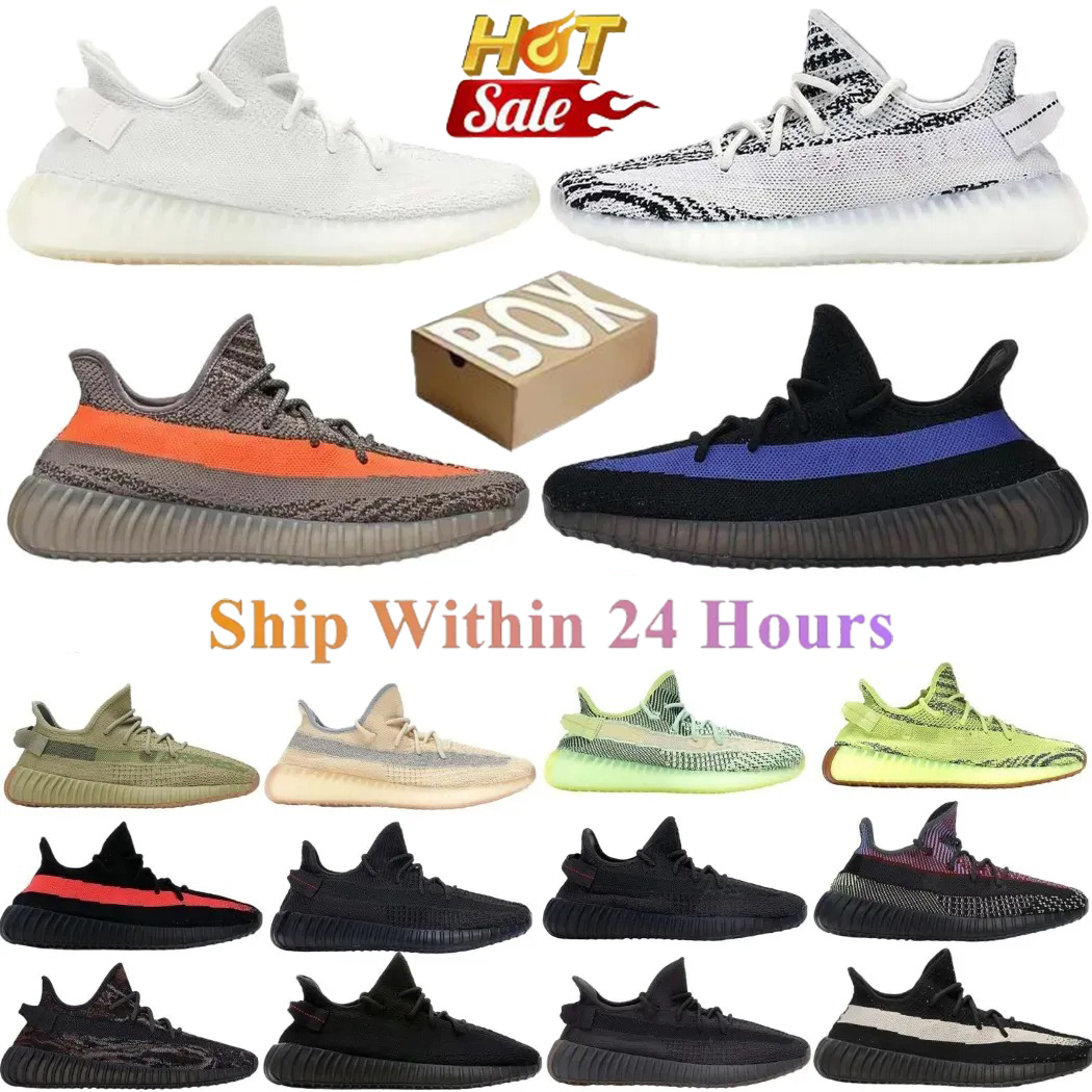 With Box Casual Shoes Mens Designer Shoes Boost Womens Running Shoes Slate Bone MX Grey Granite Flax Steel Grey Bone Onxy Blue Tint Mesh Triple size 36-47