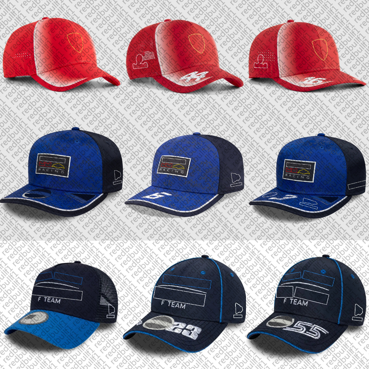 F1 2026 Team Racing Cap Formula 1 Driver Replica Baseball Cap Race Hat F1 Car Fans Fashion Brand Caps Man Woman Adjustable Fitted Hats