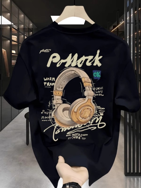 2026 Summer New Arrivals Men's Premium Streetwear Heavyweight Cotton T-Shirts | Trendy Cool Oversized Short Sleeve Tees