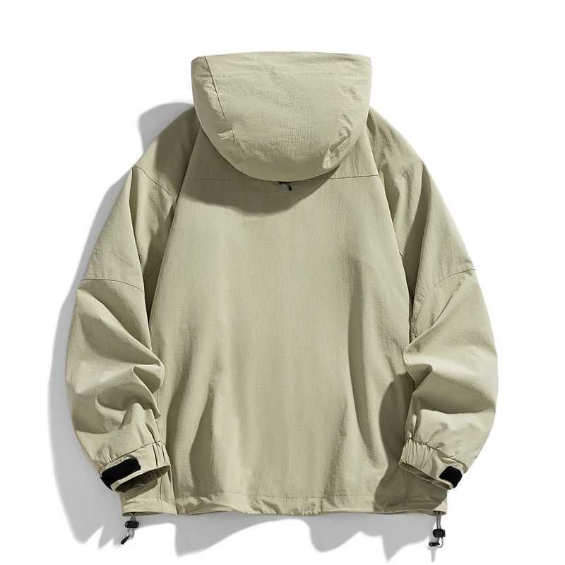 CHRLCK Mens Hiking Waterproof Windproof Windbreaker Women Outdoor Camping Trekking Fishing Fashion Coats Unsiex M260325