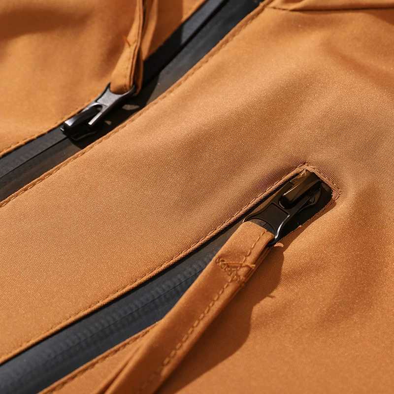 CHRLCK Mens Waterproof Hiking s Windproof Windbreaker Coat Women Breathable Fishing Camping Trekking Zipper M260325