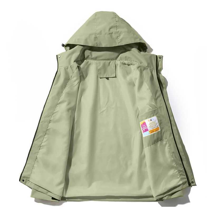 JNLN Womens Mens Waterproof Climbing Hiking Camping Trekking Windbreaker Unisex Outdoor Windproof Rain Coat Antifouling a10 M260325