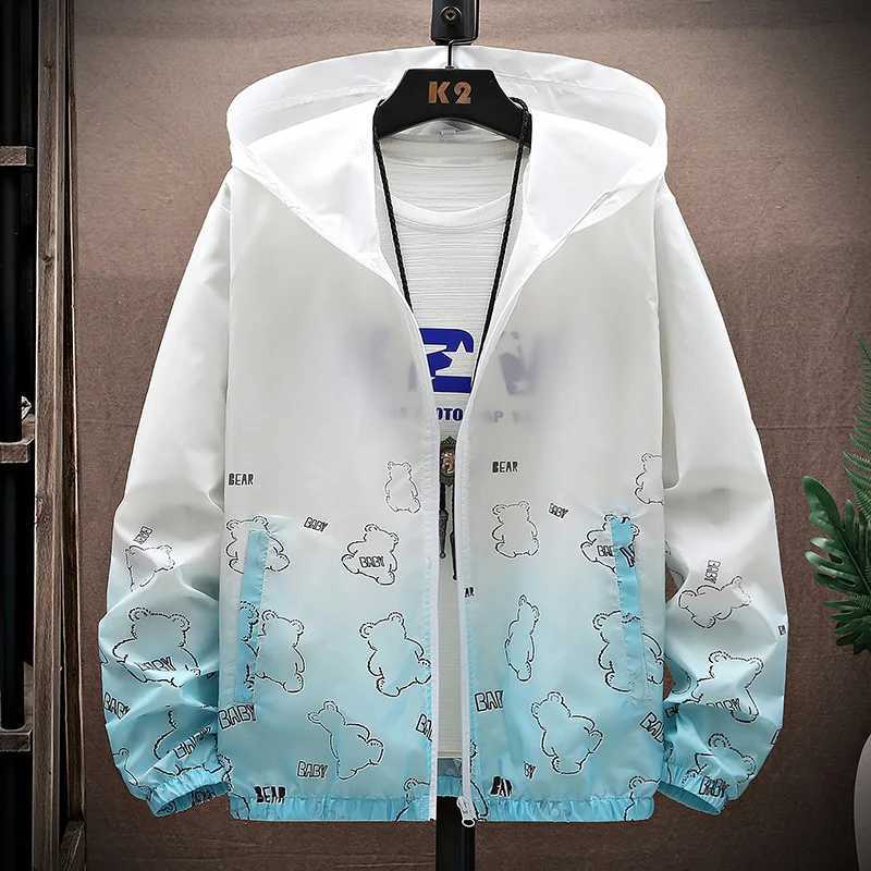 Outdoor Mens Thin Sunscreen 2024 New Summer Casual Windproof Breathable High-quality M260325