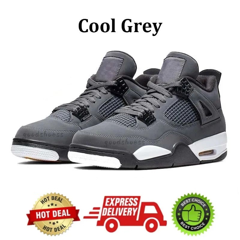 Designer Basketball Shoes 4 Metallic Reimagined Fire Red Sneakers 4s Chaussures White Cement Cool Grey Olive Men Women Trainers With Box size36-47