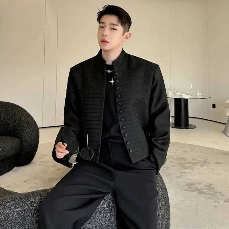 LUZHEN 2025 Stylish Design Jackets Mens Trendy Solid Color Casual Temperament Coats Elegant Korean Reviews Many Clothes LZ7953 C260325