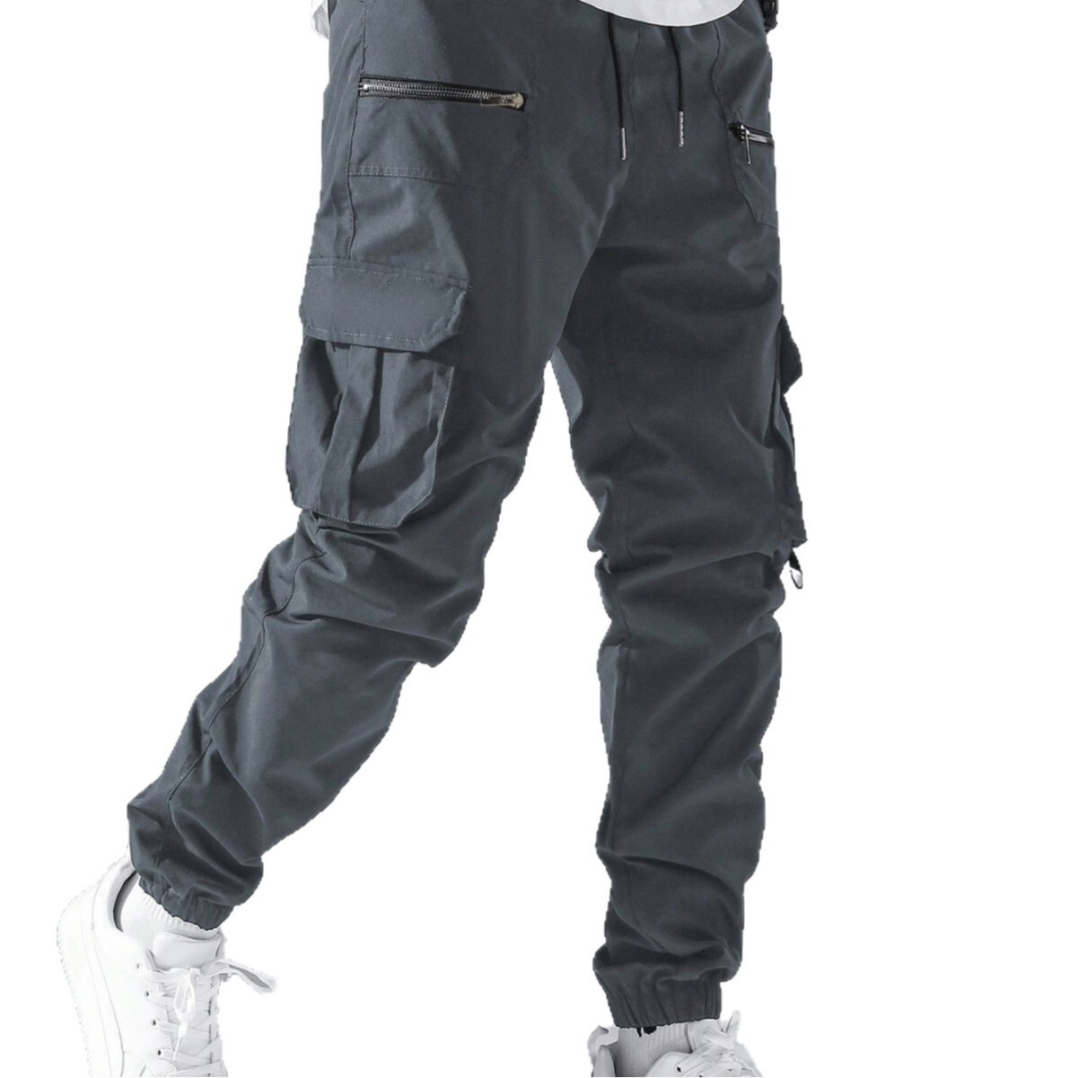 Autumn New Style Jogger Cargo Pants For Men Trendy Versatile Outdoor Essential Pants Multi-pocket Pants Men Summer Thin Casual Sports Pants