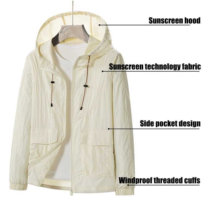 Mens UPF50 Hiking s Women Camping Windproof Windbreaker Summer Cycling Running Fishing Sun-Protective s Outdoor M260325
