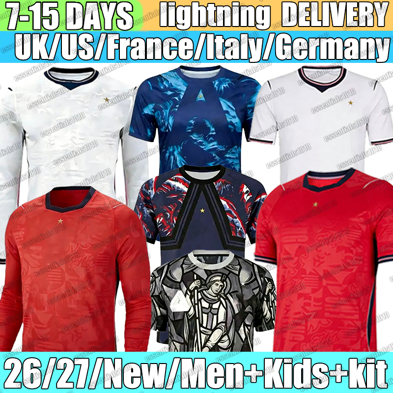 england jersey Rashford ANDERSON Saka Rice HENDERSON Alexander-Arnold Soccer Jerseys Kane Foden ROGERS EZE Stones JAMES Jerseys 26 27 football shirt Men Kids kit