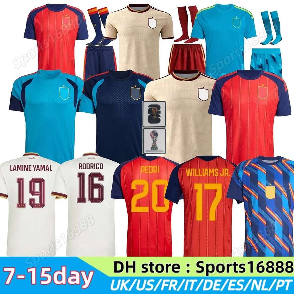 spain jersey 2026 Lamine Yamal camiseta espana WILLIAMS RODRIGO Pedri Olmo Merino espa a futbol mundial Espana Soccer Jerseys Joselu Carvajal Zubimendi Spain