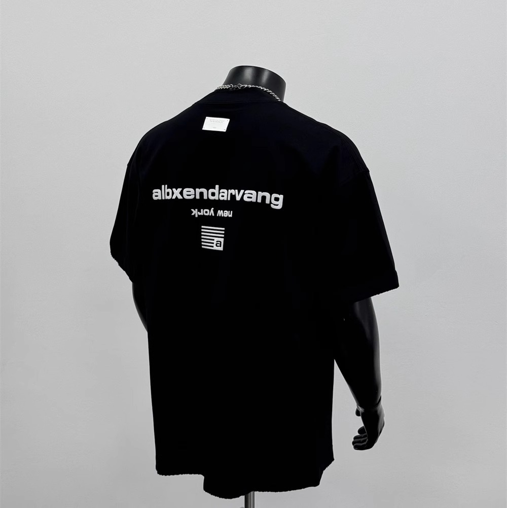 2026 Summer New Arrivals Men's American Streetwear Crew Neck Cotton T-Shirts | 3D Letter Print Versatile Black Short Sleeve Tees