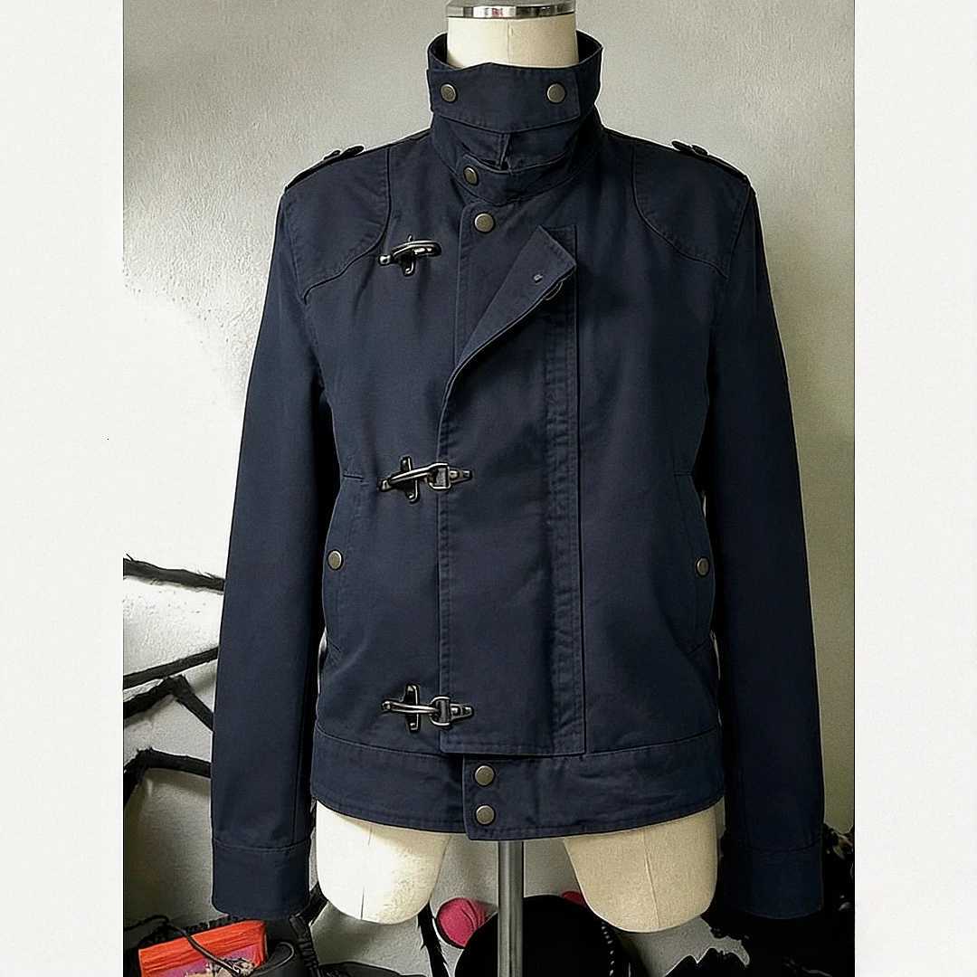 Subculture Harajuku Vintage Safari Coats with Hooded Women Zipper Sweatshirts Casual Streetwear Grunge Jacket Y2k Stand Neck C260325