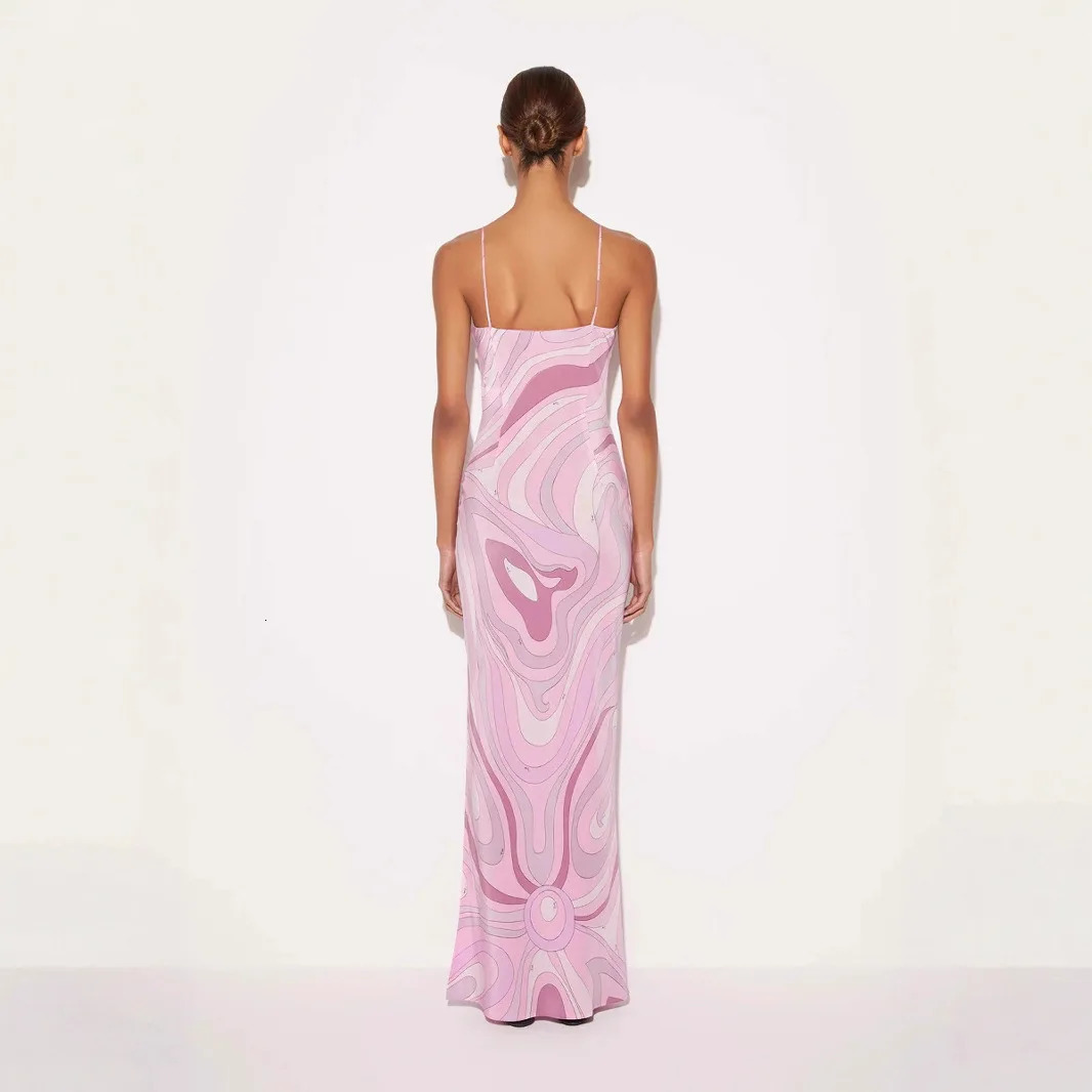 Vestidos Para Mujer Bohemian Vacation Dress Casual Sleeveless Strap High Waisted Party Side Split Slim Women Robe Dresses 260325