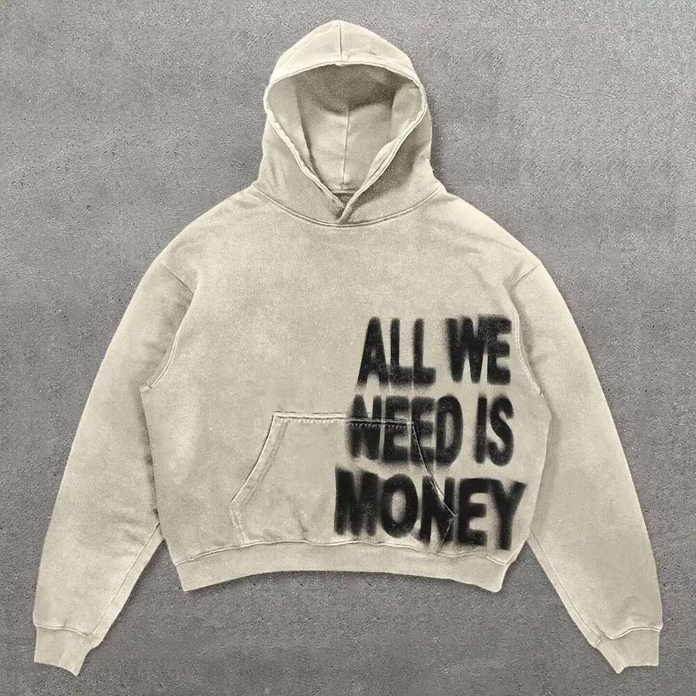 Hoodie Anime Y2K Sports Hoodie Harajuku Overhead Sweatshirt Women's Men Hoodies Treetwear Comfortable Loose Fit Long Sleeve Printed Mens Designer