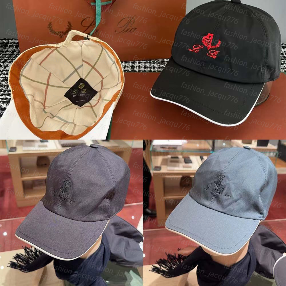 New Designer Cap Ball Caps High Street HAT Designer Mens Baseball Caps Women Hats Fitted Hat Men Luxe Baseball Caps Female Summer Casual Loroly Piana Protection