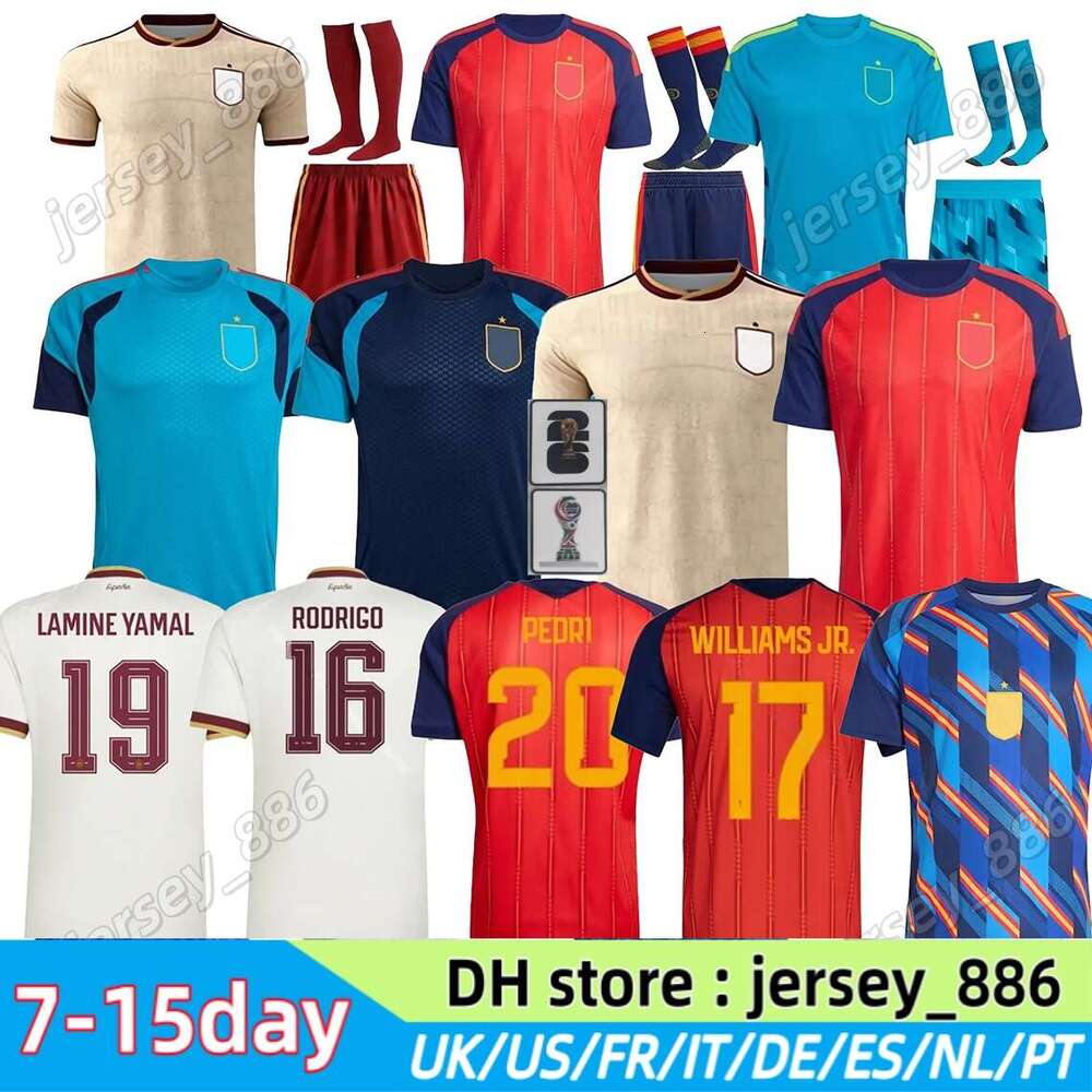 spain jersey 2026 Lamine Yamal camiseta espana WILLIAMS espa a futbol mundial RODRIGO Pedri Olmo Merino Espana Soccer Jerseys Joselu Carvajal Zubimendi Spain