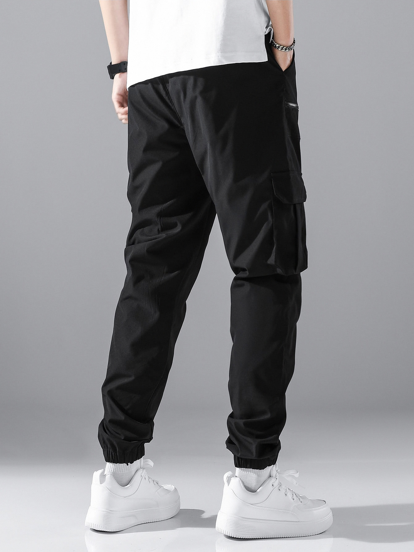 Autumn New Style Jogger Cargo Pants For Men Trendy Versatile Outdoor Essential Pants Multi-pocket Pants Men Summer Thin Casual Sports Pants