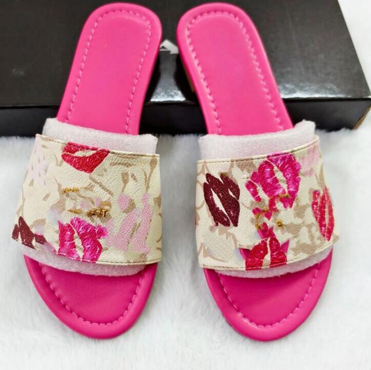 free shipping slippers designer womens slides flat sliders sandals shoes summer woman sandale outdoor ladies casual outside slipper sandal beach best quality C23