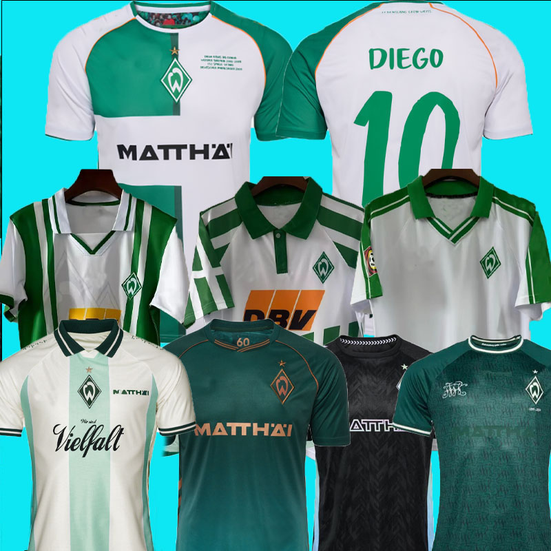 2025 2026 Diego Werder Bremen special third SOCCER JERSEY 24 25 26 STAGE TOPP Ducksch Bittencourt NJINMAH HOME AWAY 1994 95 96 97 2001 02 vintage retro FOOTBALL SHIRTS
