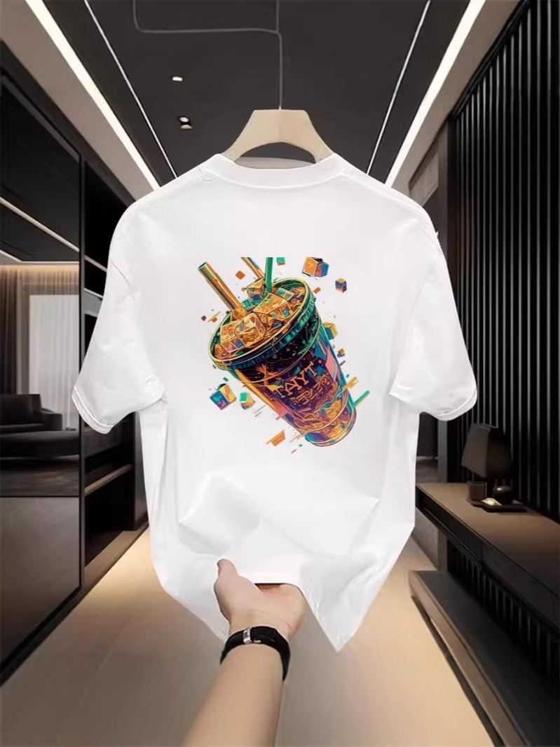 Unisex American Streetwear T-Shirts | 100% Heavyweight Cotton Cool Graffiti Graphic Short Sleeve Tees