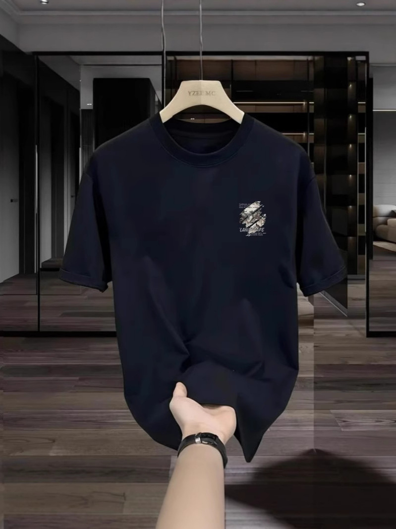 Heavyweight Cotton Unisex Crew Neck T-Shirts | Summer INS Trendy Casual Versatile Short Sleeve Tees