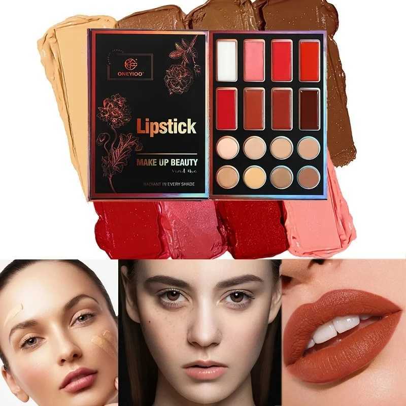4-Page 55-Color Eyeshadow Palette with 24 Matte Shimmer Shades 6 Lip Glosses 9 Highlighters - Multifunctional Makeup SetXJ260319 - view 6