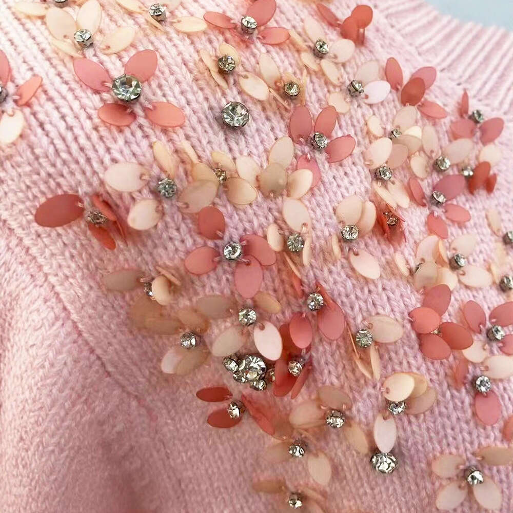 2026 Autumn/Winter New Designer k30 Women's Warm and Elegant Thick Starlight Super Aging Sweater Top
