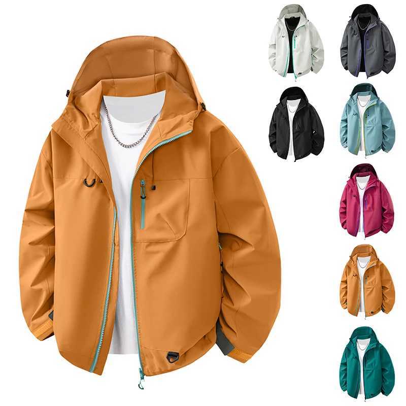 CHRLCK Hiking s Waterproof Men Women New Windproof Windbreaker Camping Climbing Trekking Outdoor Unisex y30 M260325