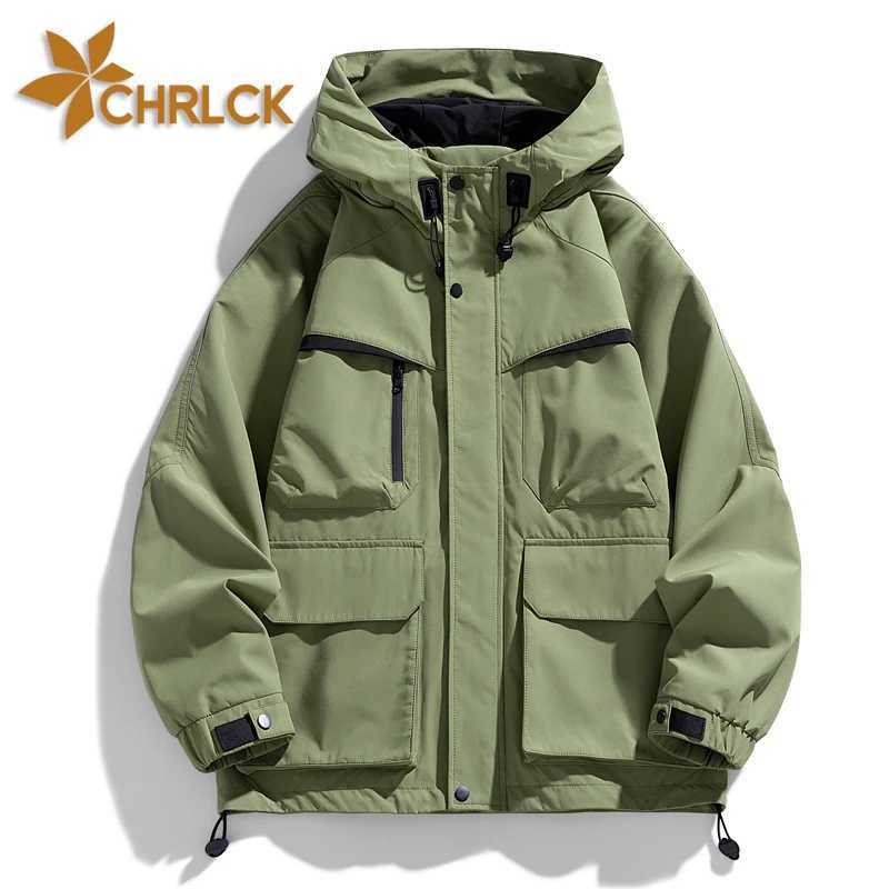 CHRLCK Unisex Hiking Waterproof Green Windbreaker Men Outdoor Camping Trekking Fishing Windproof Coats Women M260325