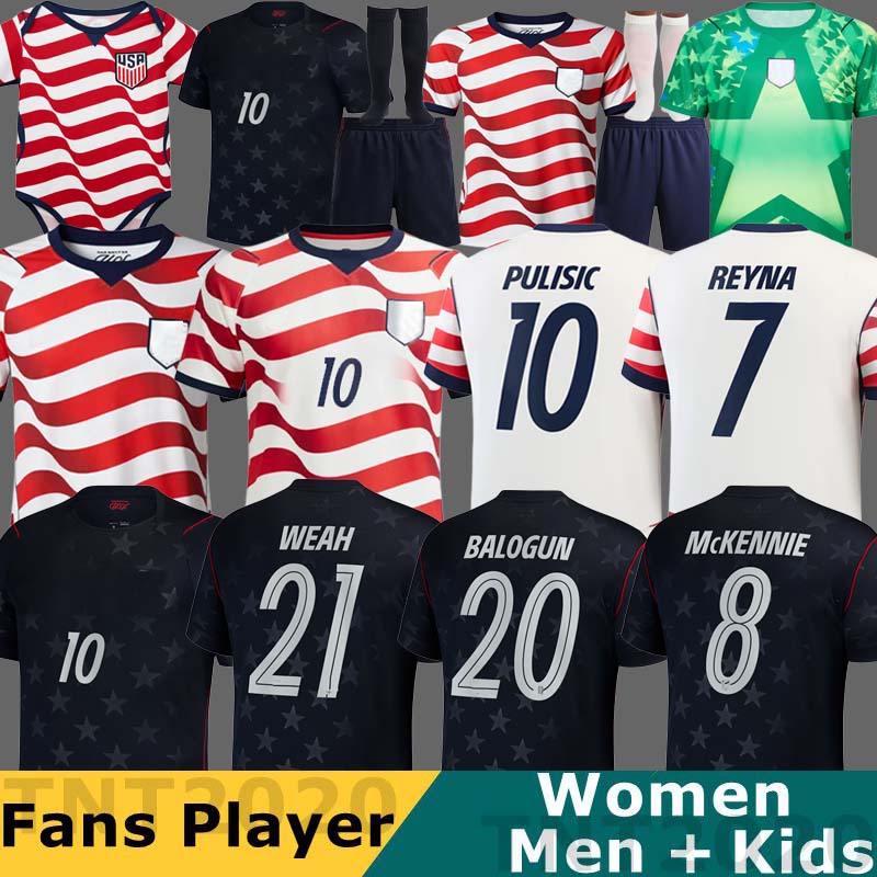 2026 PULISIC MCKENNIE Football Jersey 26 27 ERTZ ALTIDORE PRESS WOOD MORGAN LLOYD 2025 2026 America Football Shirt United States Camisetas USA USMNT P