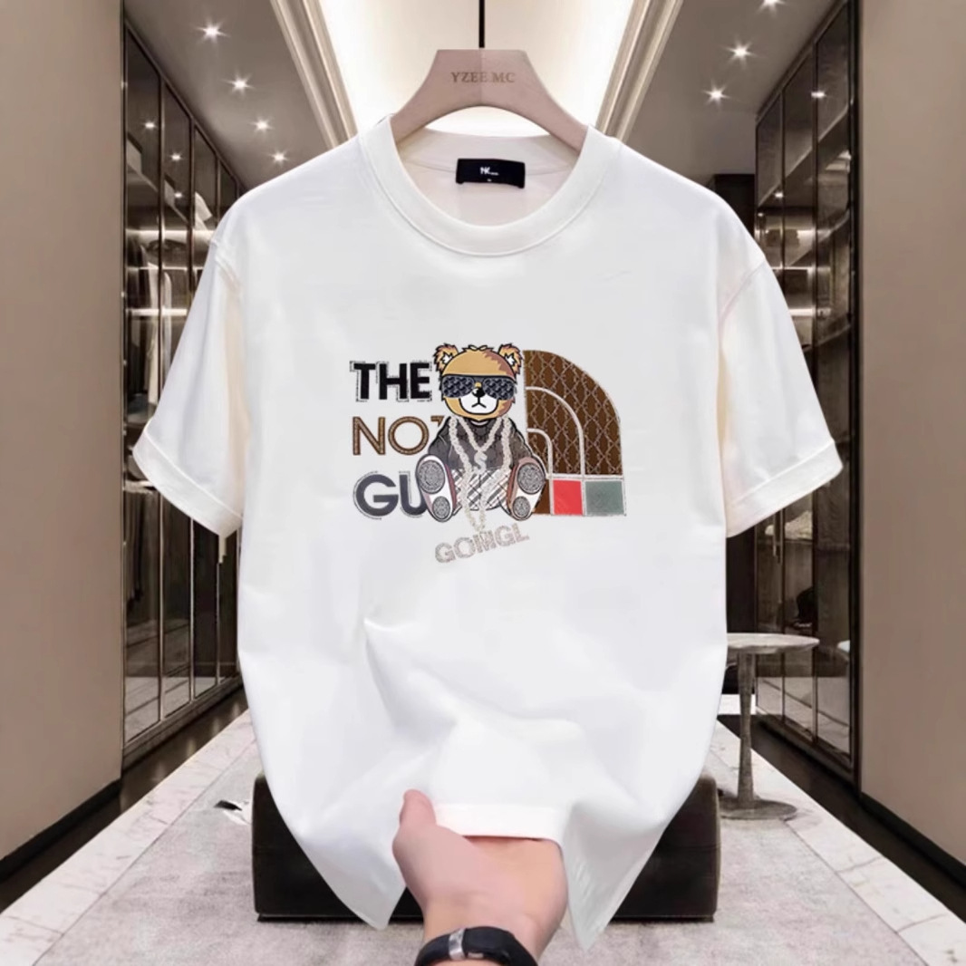 Luxury Korean-Style Men's Cotton T-Shirts | New Summer Arrivals Versatile Crew Neck Premium Breathable Short Sleeve Tees