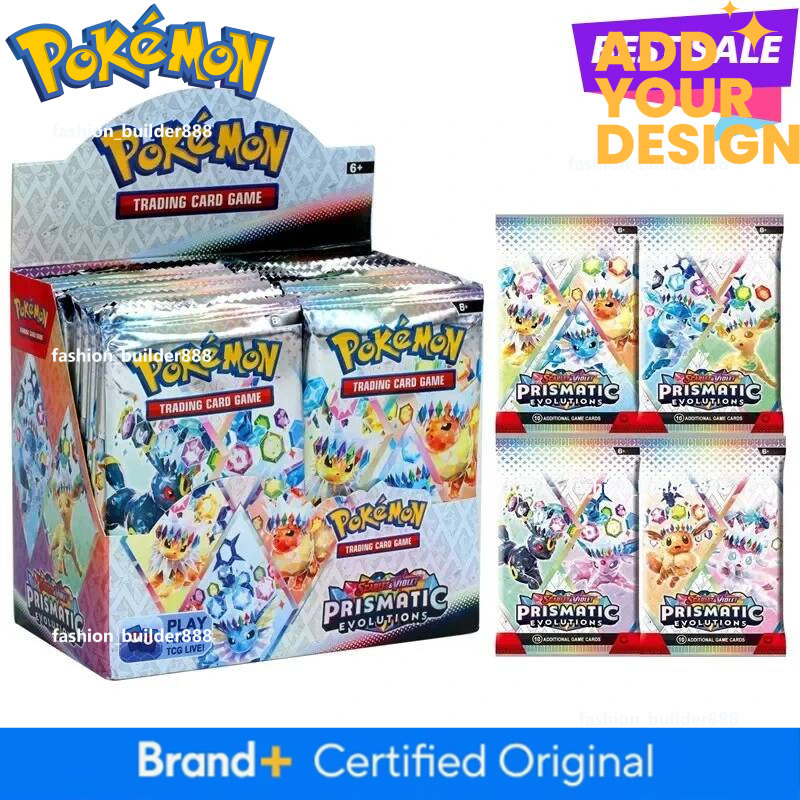 HOT!! Prismatic Evolutions 1box/72Pcs 151 Ultra Prism English Booster Bundle