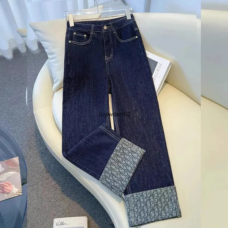 Women's Jeans Korean Straight Jeans Womens High Waist Ladies Wide Legs Spring Summer Casual Loose All-Match Pants Female Trouser