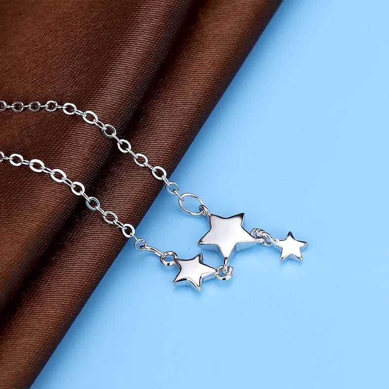 Buyee 925 Sterling Silver Female Fashion Anklets Elegant Star Simple Anklets for Women Fashion Fine Jewelry Chain Gift H260325 - view 3