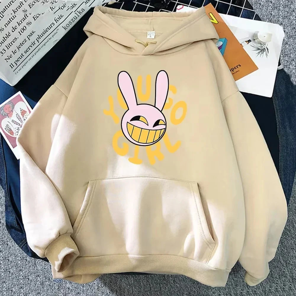 2025 YOU GO GIRL Digital Circus Jax Hoodie Fashion Women Harajuku Funny Cute Rabbit Unisex Cartoon Vintage Pullover 260324 - view 3