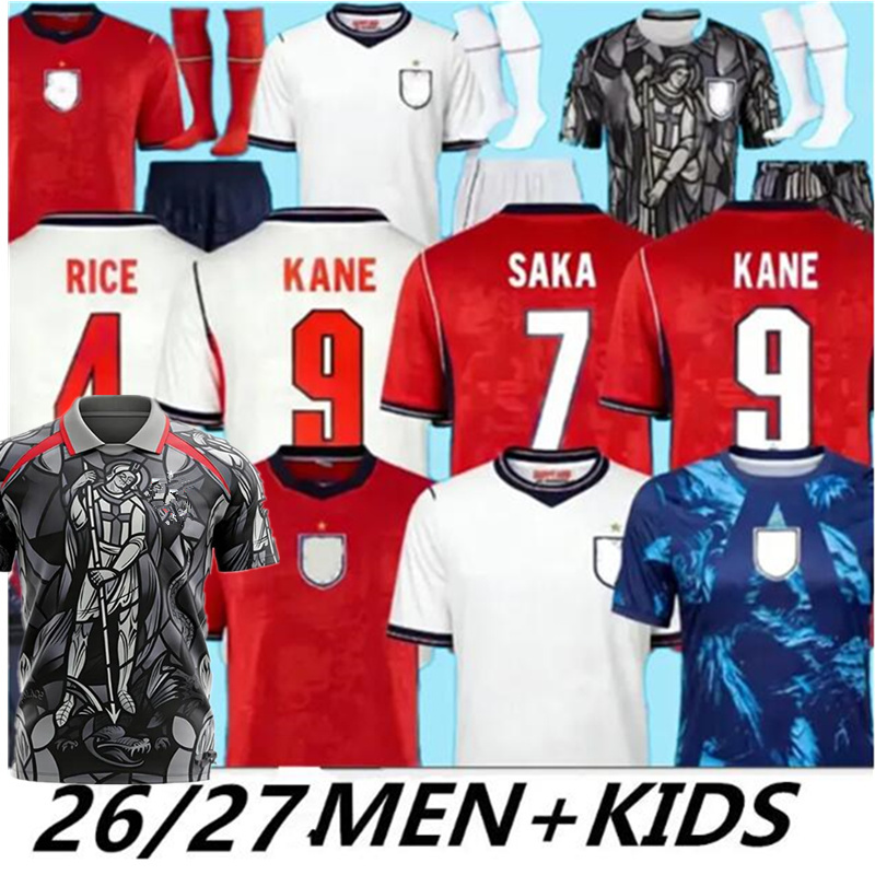 Palace x england world cup 2026 football shirt 27 26 jersey BELLINGHAM home Soccer Jerseys away RICE SAKA FODEN STONES KANE Men PICKFORD Kids player Football Shirt