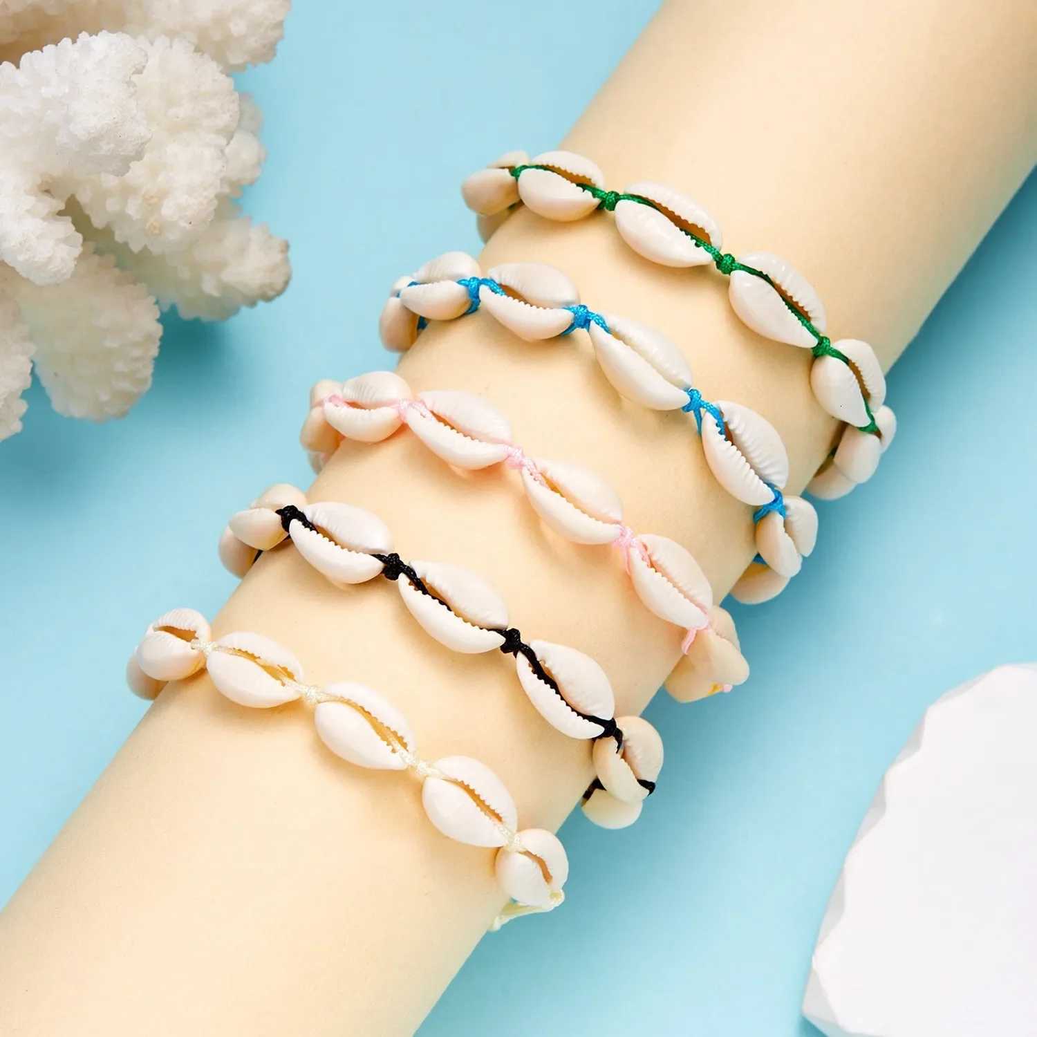 Hot selling Bohemian Sea Star Shell Conch RICE Bead Summer Beach Vacation 925 H260325 - view 5