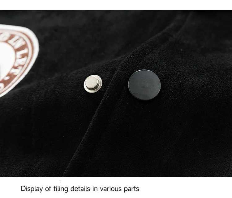 New Baseball Jacket Men Fashion Embroidered Jackets Coats High Street Outwear Man Bomber Jacket Hip Hop Clothing Top C260325