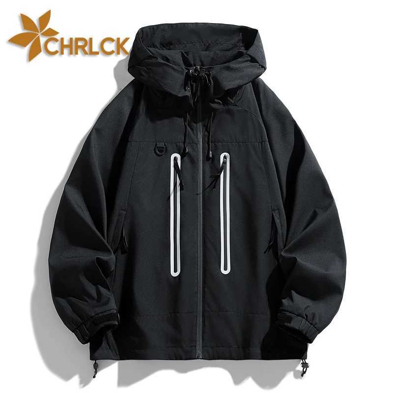 CHRLCK Unisex Hiking s Waterproof Reflective Windbreaker Men Outdoor Camping Trekking Fishing Windproof Coat Women M260325