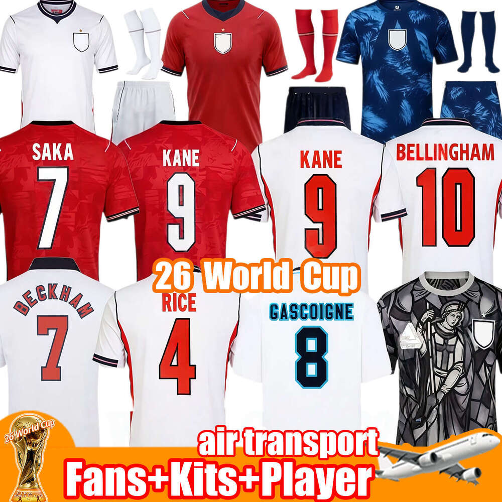 England World Cup 2026 Soccer Jersey Kids kit KANE BELLINGHAM MAINOO RICE FODEN GORDON PALMER PICKFORD Football Shirt long sleeves women's 26 27