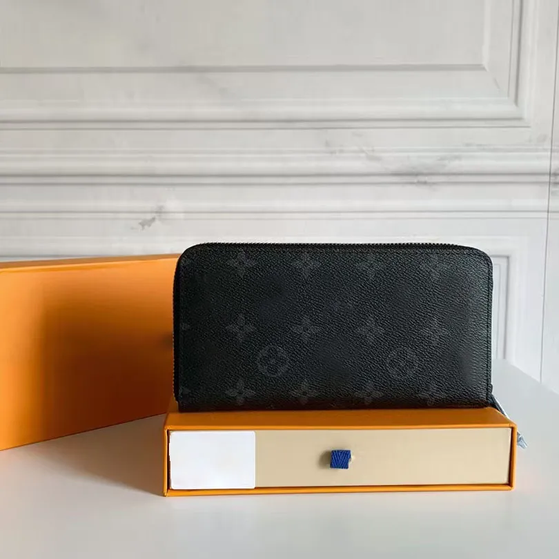 2026 NEW 10A Designer Wallets Women High Quality Genuine Leather Men Zipper Ladies Long Purse purses Checked Emed Flowers Small Wallet bag