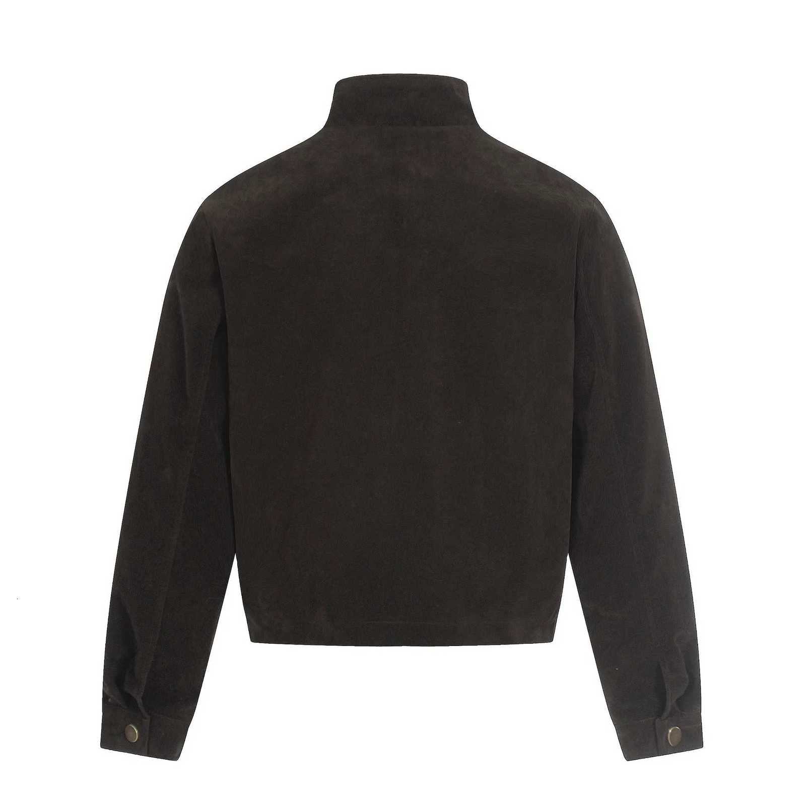 2026 Early Spring New Trendy Stand Collar Jacket Men Women Tooling Stylish Solid Color Tops Coats Chic Pocket Decoration Jackets C260325