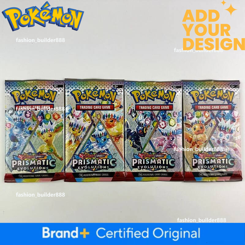 1/2/3Box Prismatic Evolutions English Booster Battle Pokemon Card Game Carte Trading Collection Cards