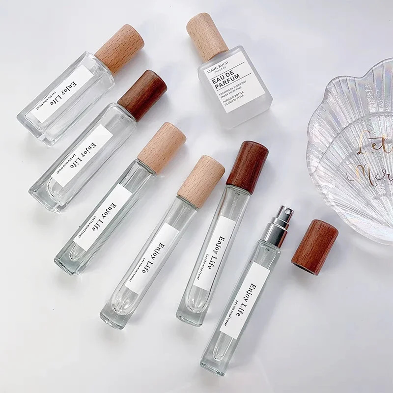 2PCS 12cm 15cm High Quality Perfume Spray Bottle Empty Glass Parfum Atomizer Travel Cosmetic Bottl Sample Vials Refillable Mini 260318