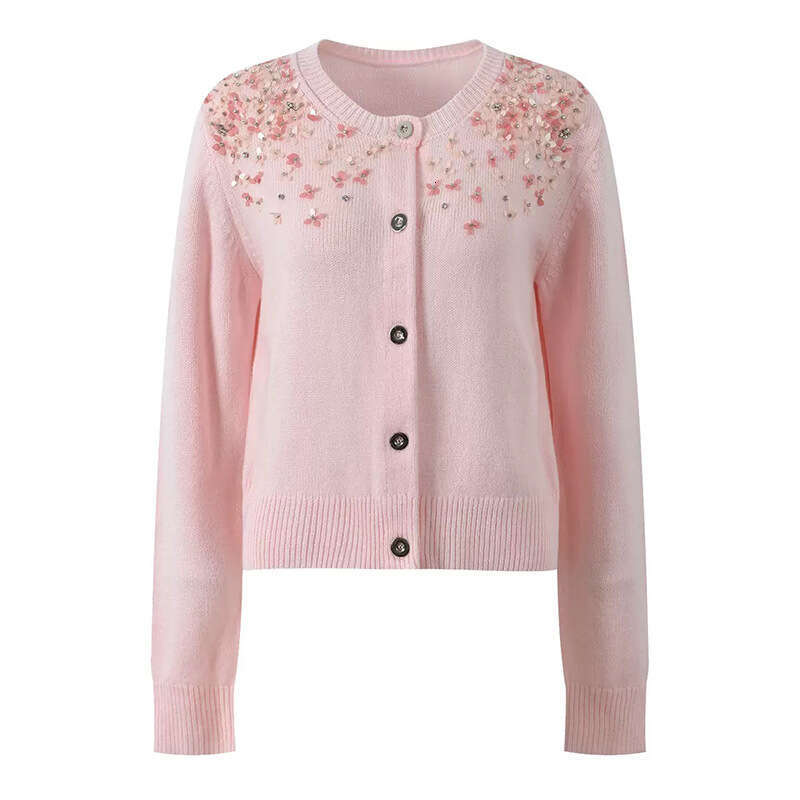 2026 Autumn/Winter New Designer k30 Women's Warm and Elegant Thick Starlight Super Aging Sweater Top