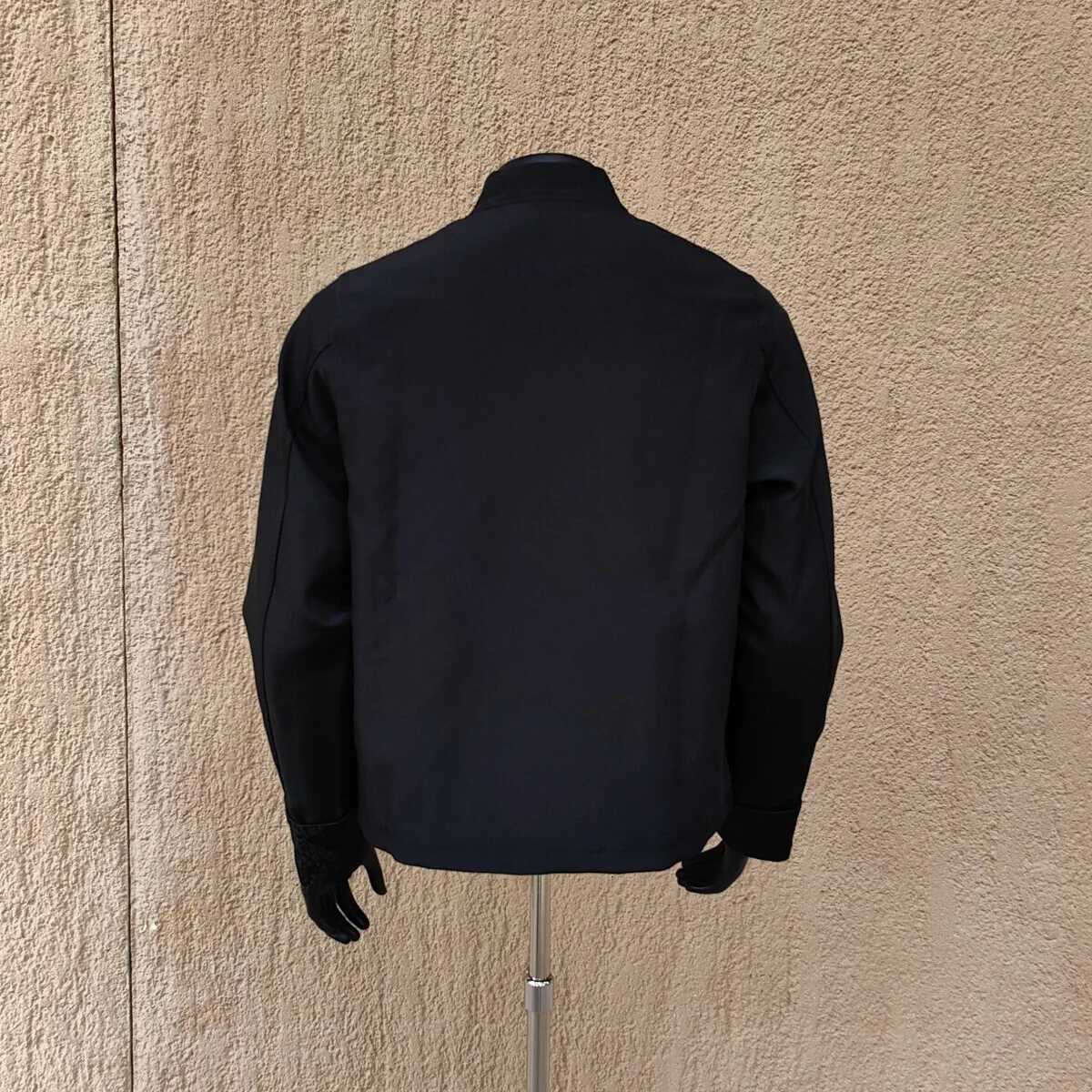 MWJLPWQ Stripes Design Jacket Male New Chinese Style Stand Collar Niche Streetwear Loose Texture Metal Buckle Vintage Tops 11159 C260325