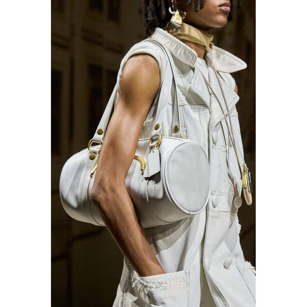High End Pillow Light Luxury Boston Shoulder Bag For Women Vintage Cylindrical Underarm Bag Factory Wholesale