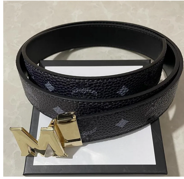 Belts desginer men women Fashion leather business casual luxury mens womens color gold and silver glossy buckle 3.8cm belt cintura uomo ceinture