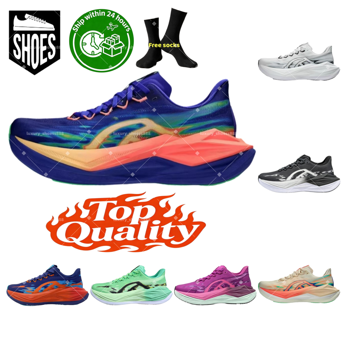 2026 New Style Designer Running Shoes Superblast3 Flame Inspired Design Full Length Cushioning Sneakers Anti Slip Casual Shoes Daily Training Shoes EU36-45