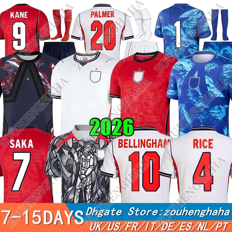 26 27 EnGLaNdS BELLINGHAM Soccer Jerseys 2026 2027 Home Away GK WOMEN Men Kids Player fans Football Jersey Shirt Kit Uniforms KANE PALMER RASHFORD RICE FODEN GORDON