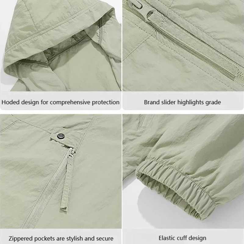 2026 Summer Mens Lightweight Hiking Outdoor Men Suncreen Breathable Hooded Coats Men Quick Dry Sports Fishing s M260325